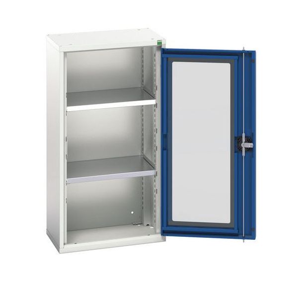 Armoire Verso Portes Transparentes Avec 2 Tablettes 525x350x1000_Bott