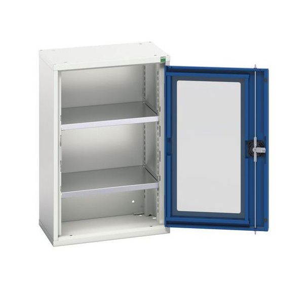 Armoire Verso Portes Transparentes Avec 2 Tablettes 525x350x800 - Bott