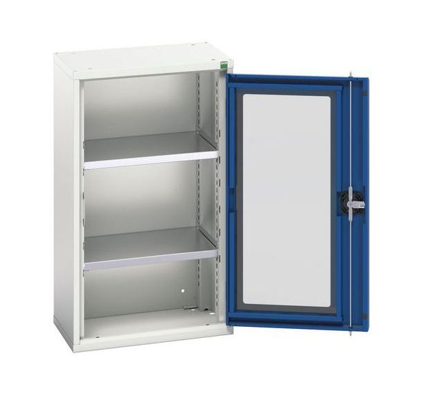 Armoire Verso Portes Transparentes Avec 2 Tablettes 525x350x900 - Bott