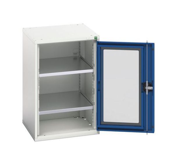 Armoire Verso Portes Transparentes Avec 2 Tablettes 525x550x800 - Bott