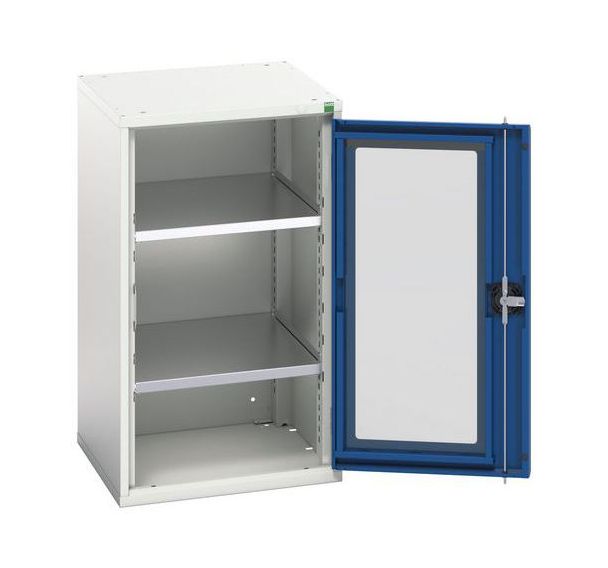 Armoire Verso Portes Transparentes Avec 2 Tablettes 525x550x900 - Bott