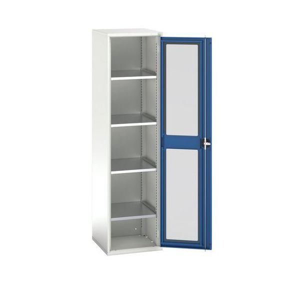 Armoire Verso Portes Transparentes Avec 4 Tablettes 525x550x2000_Bott
