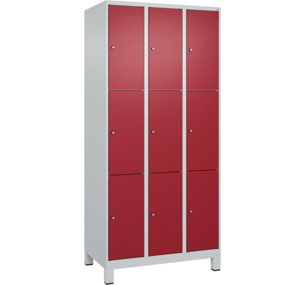 Armoire à casiers Classic PLUS sur pieds - 9 casiers - CP