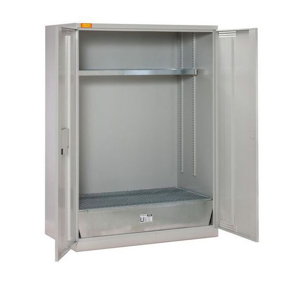 Armoire à fût 14/20 avec bac de rétention - 210 L - Cemo