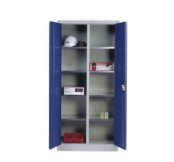 Armoire à portes battantes haute 8 tablettes - CP