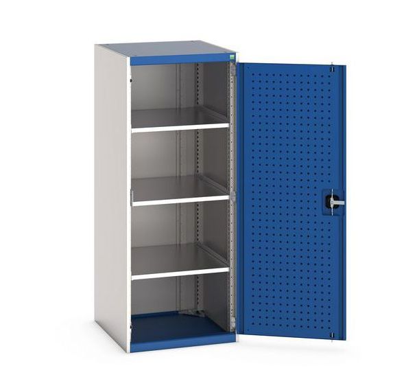 Armoire à portes battantes perforées Cubio - Hauteur 1600 mm - Bott