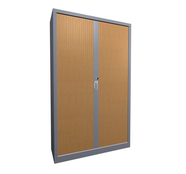 Armoire à rideaux métalliques coulissants hauteur 198 cm - Acial
