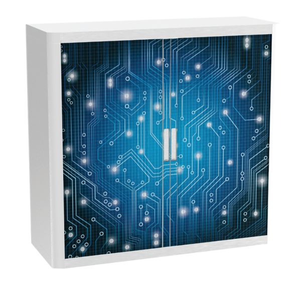 Armoire à rideaux personnalisée circuit imprimé - EasyOffice