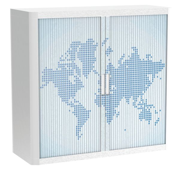 Armoire à rideaux personnalisée global data - EasyOffice