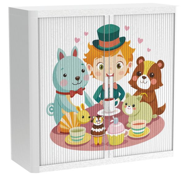 Armoire à rideaux personnalisée le goûter magique - EasyOffice