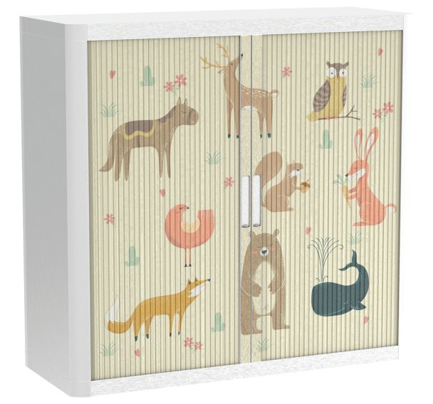 Armoire à rideaux personnalisée les amis la forêt - EasyOffice