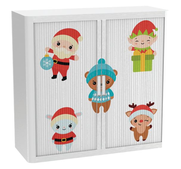 Armoire à rideaux personnalisée les petits lutins - EasyOffice