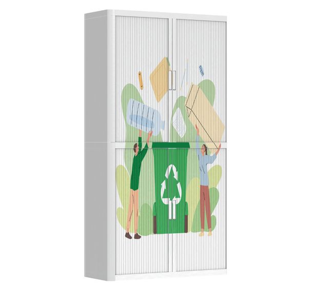 Armoire à rideaux personnalisée planète propre - EasyOffice