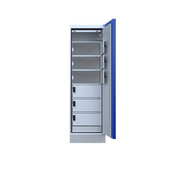 Armoire anti-feu 90 minutes avec casiers à code - Exacta