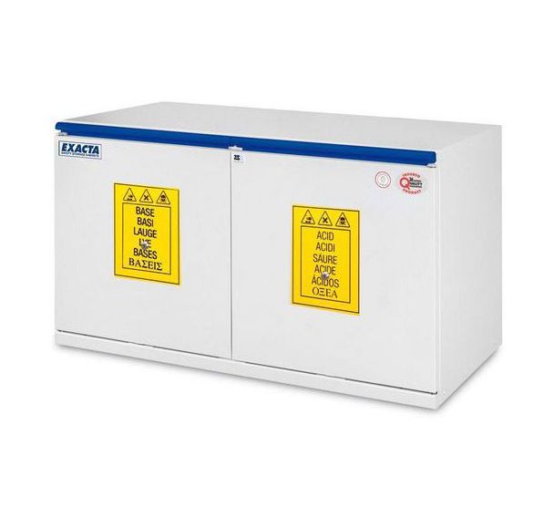 Armoire basse pour acides et bases-Portes battantes-1000mm