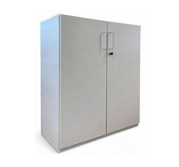 Armoire basse reconditionnée - Portes battantes - Steelcase