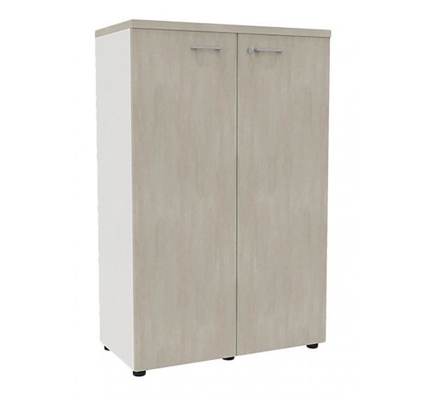 Armoire bois IDEA portes battantes hauteur 134 cm - Quadrifoglio