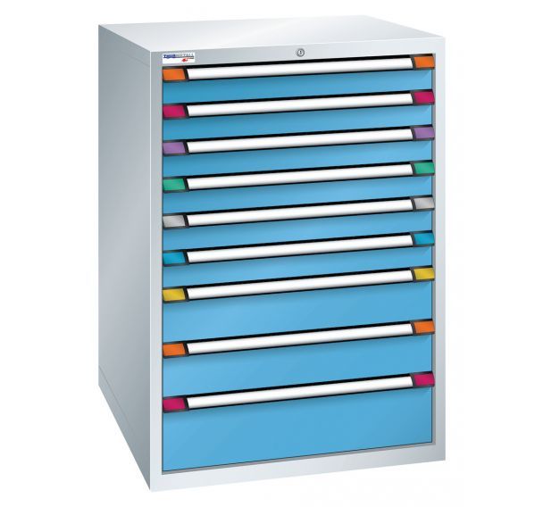 Armoire d'atelier 9 tiroirs TM Classic Hauteur 120 cm - Thurmetall