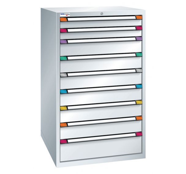 Armoire d'atelier 9 tiroirs TM Classic Hauteur 140 cm - Thurmetall