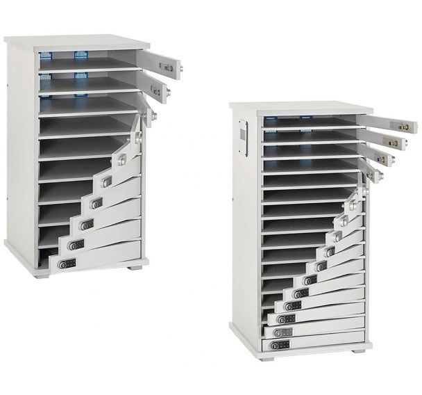 Armoire rechargement casiers LYTE MD à code - Lapcabby