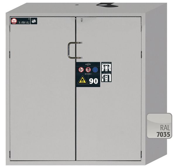 Armoire de sécurité anti-feu 90 minutes s-pegasus-90 gris - Asecos