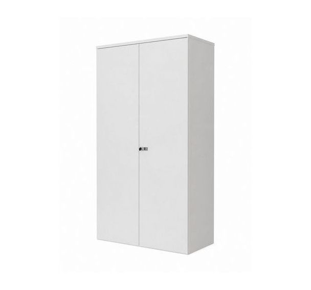 Armoire haute reconditionnée – À étagères blanches – Knoll