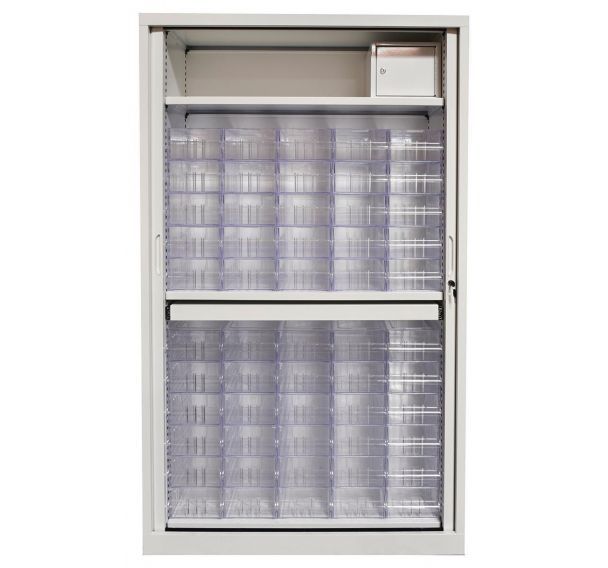 Armoire long séjour 55 ou 70 résidents 198x120x43 serrure clés - Mdose