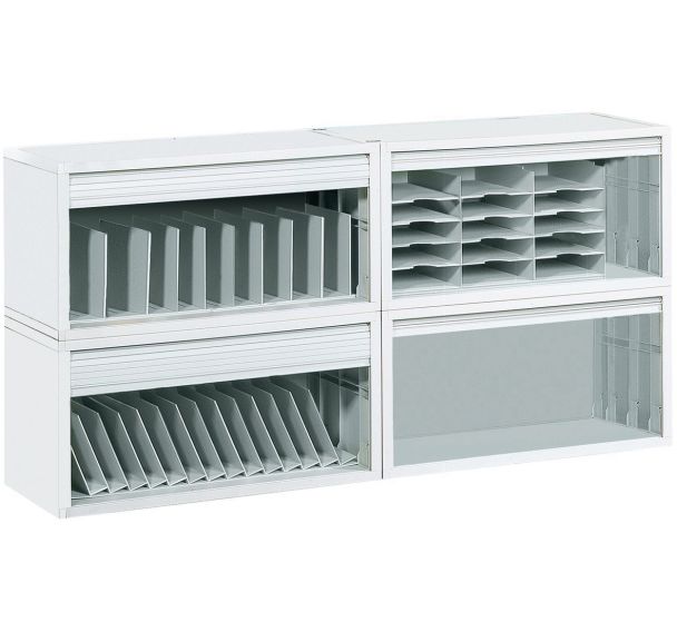 Armoire modulaire gris sans rideau HT:44 cm l HT:89 cm