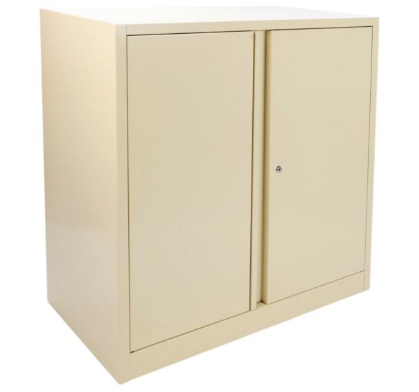 Armoire monobloc à porte battante compacte - H 100 cm - Manutan Expert
