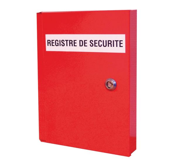 Armoire pour registre de sécurité rouge - CORDIA