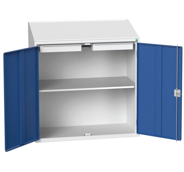 Armoire pupitre Verso portes battantes 1050x550x1130 - Bott