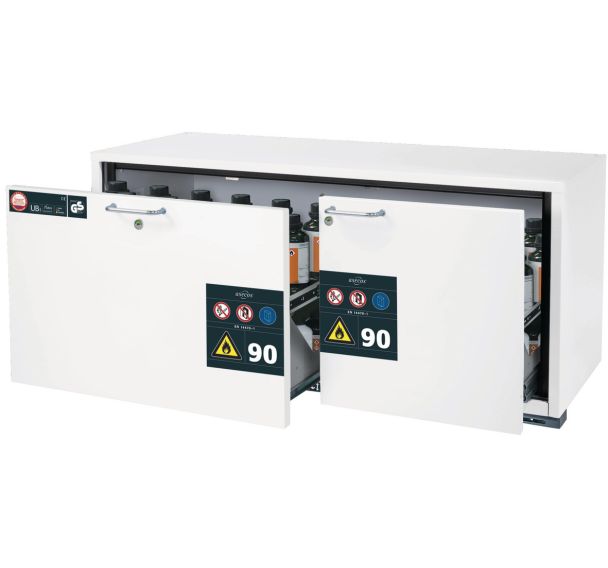 Armoire sécurité s. paillasse UB-S-90 UB90.060.140.2S Blanc
