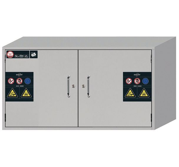 Armoire sous paillasse pour acids/bases SL-CLASSIC-UB Gris - asecos