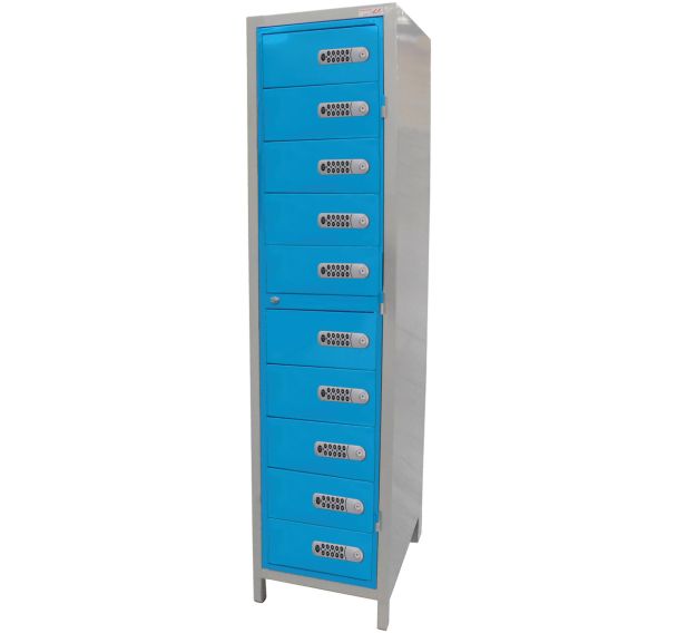 Armoire téléphones cases-Fermeture serrure électroniq - Manutan Expert
