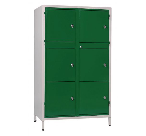 Armoire visitable Gamma pieds 2 colonnes - Manutan Expert