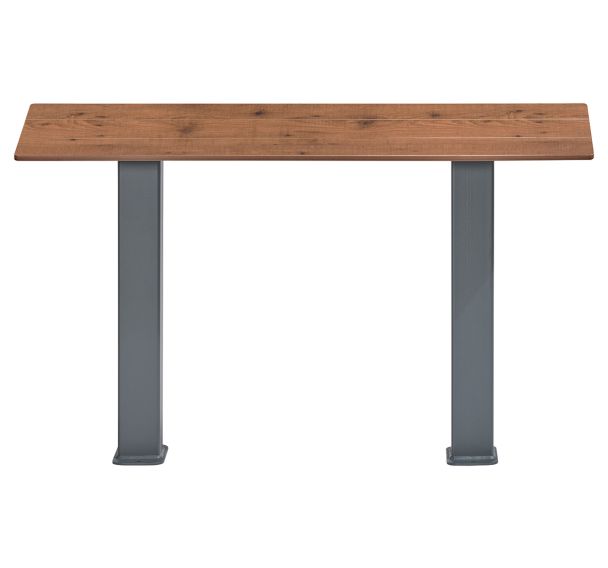 Assis debout CANCALE 1.20 m effet lames bois/métal - Buton Design