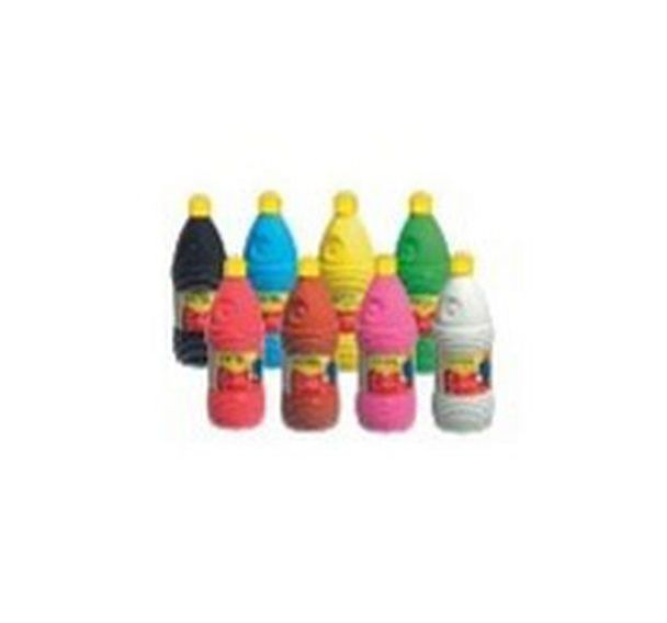 Assortiment 8 flacons 1 litre gouache giotto bébé