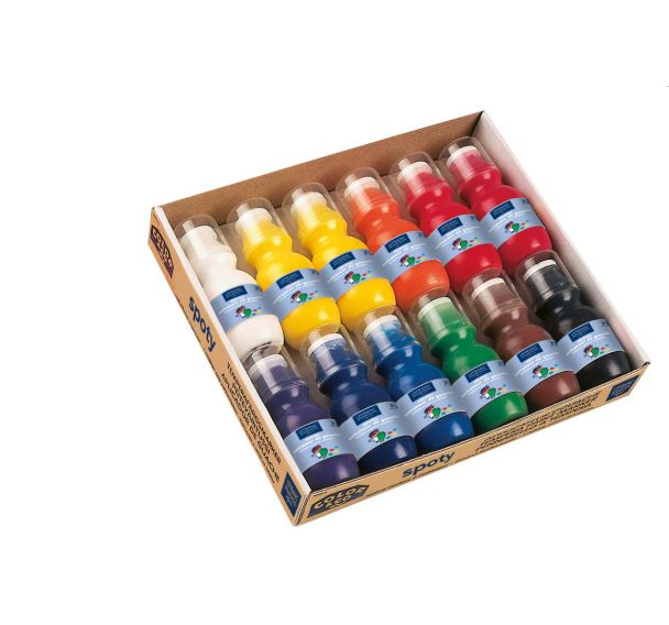 Assortiment de 12 flacons 70 ml couleurs assorties spoty