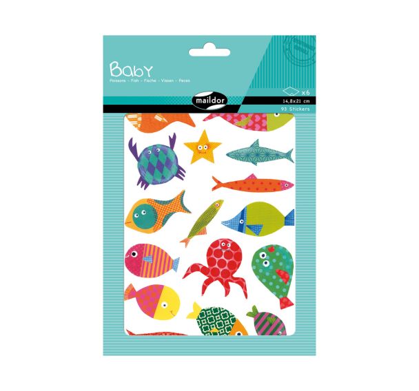 Baby, Sach 6 pl 14,8x21cm, Poissons