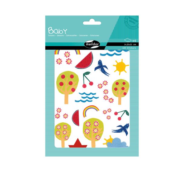 Baby, Sach 6 pl 14,8x21cm, Saisons