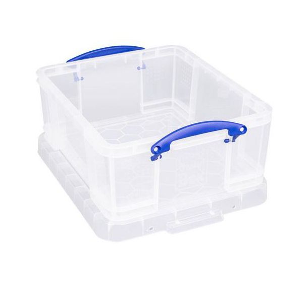 Bac de rangement - Longueur 480 mm - 18 à 35 L - Transparent ou coloré