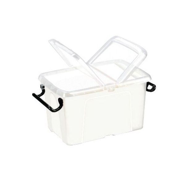 Bac de rangement smartbox - Couvercle double rabat - 0,4 à 65 L