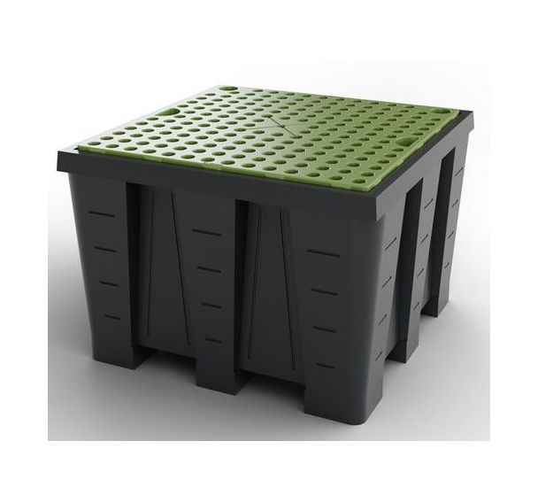 Bac de rétention 1 IBC 1200 l - CARBONE LIGHT