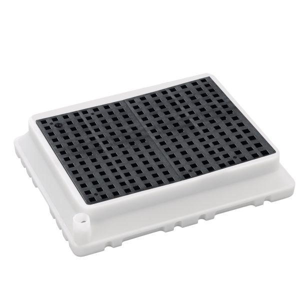 Bac de rétention de laboratoire - Cap: de rétention 11 L Charge 15 kg