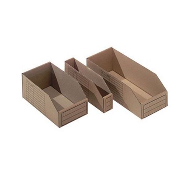 Bac de stockage en carton PC20 - 300x200x150mm - Lot de 50