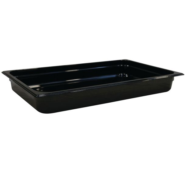 Bac gastronorm ultra-hautes températures 1/1 - 8,5 l noir