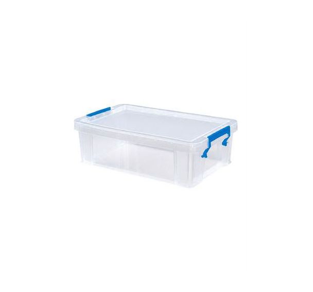 Bac transparent avec couvercle 5.8L Manutan Expert