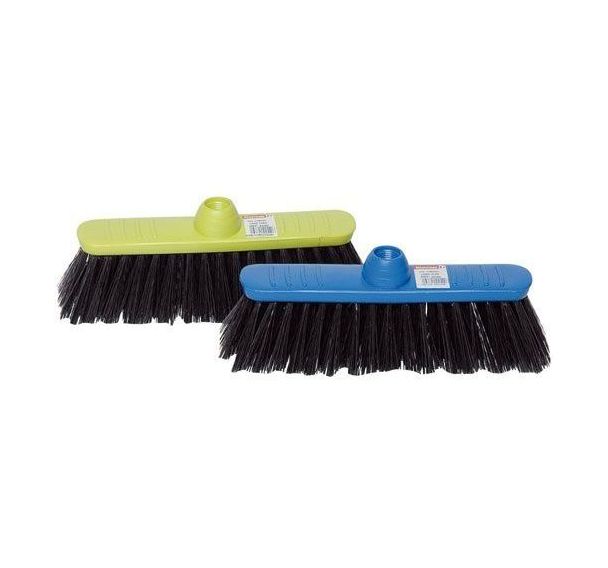 Balai fibre dure pvc noir ondulé