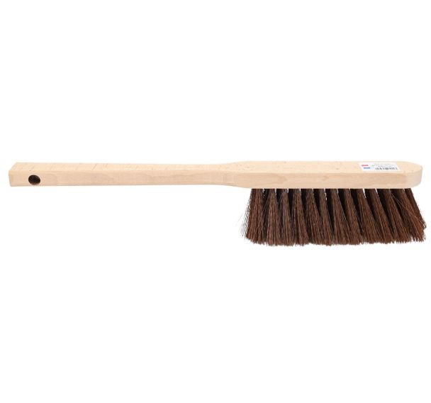 Balayette manche en bois - Poils de coco synthétique PET