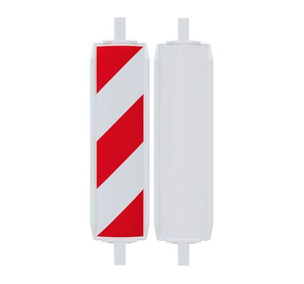 Balise plastique 60W - Film classe RA2/C - Hachuré - Une face - Schake